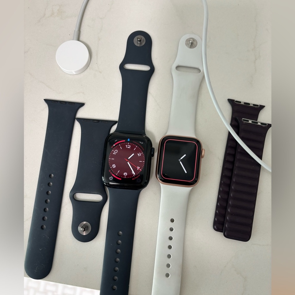 His and hers Apple Watches